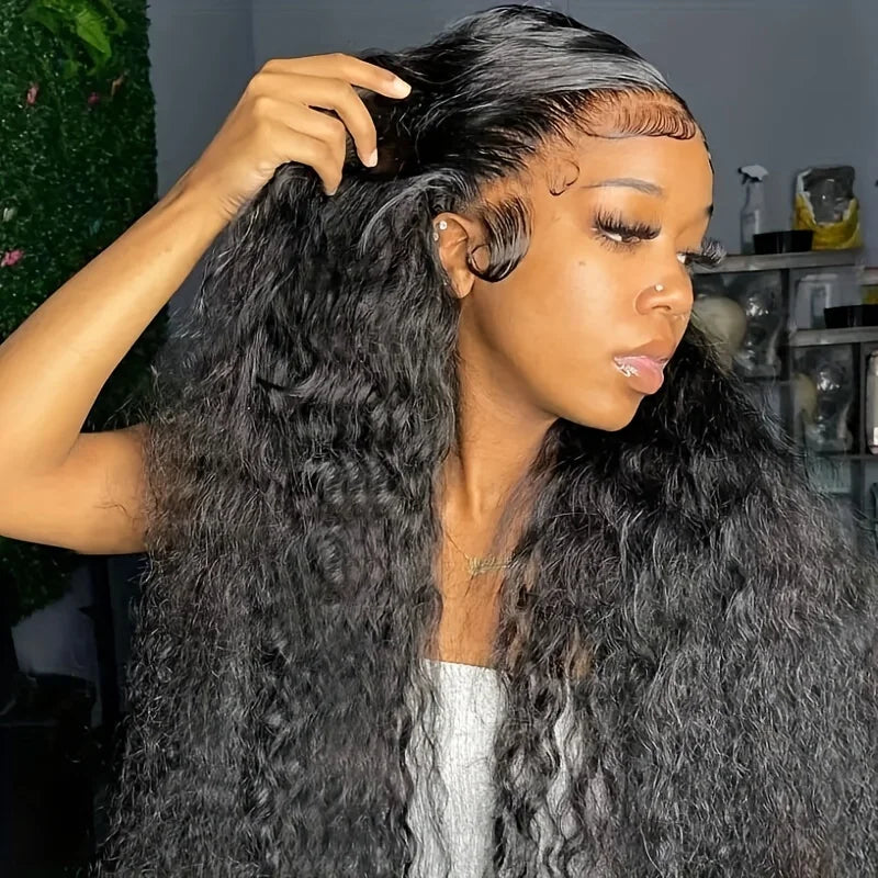 5x5 Curly Glueless Wigs Human Hair 13x6 Deep Wave Hd Lace Front Human Hair Wig Brazilian Ready To Wear Water Wave Lace Wigs