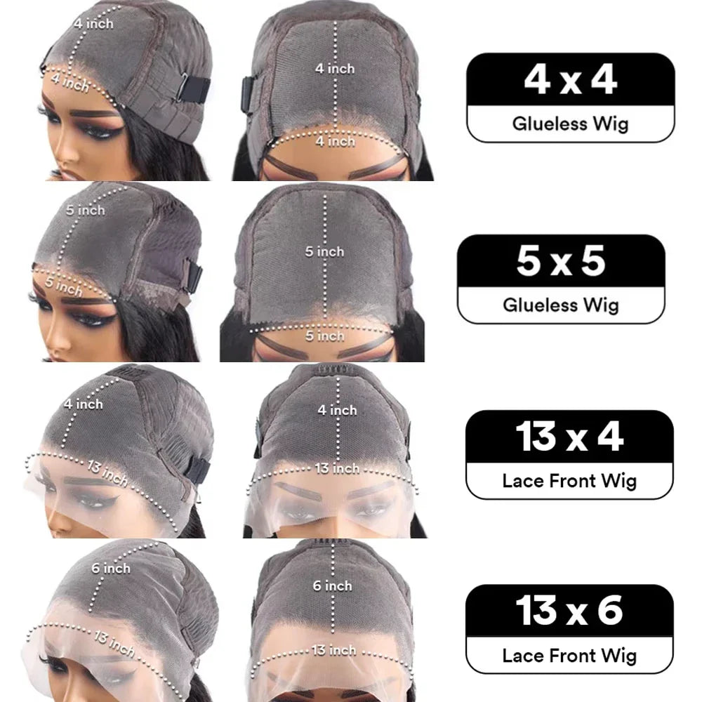 5x5 Curly Glueless Wigs Human Hair 13x6 Deep Wave Hd Lace Front Human Hair Wig Brazilian Ready To Wear Water Wave Lace Wigs